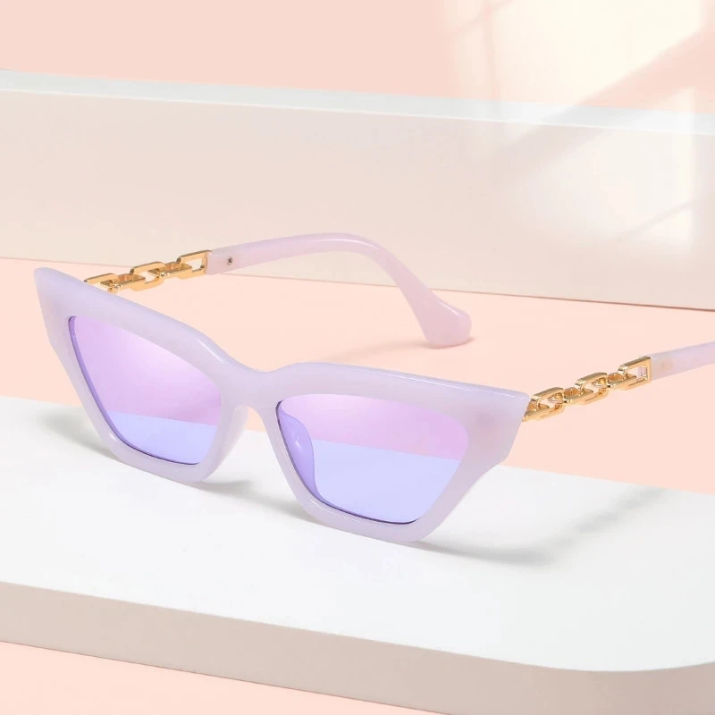 Cat Eye Sunglasses Women Fashion Luxury Square Sun Glasses Female Metal Small Frame Black Purple sunglasses Women Oculos
Cat Eye Sunglasses Women Fashion Luxury Square Sun Glasses Female Metal Small Frame Black Purple sunglasses Women Oculos