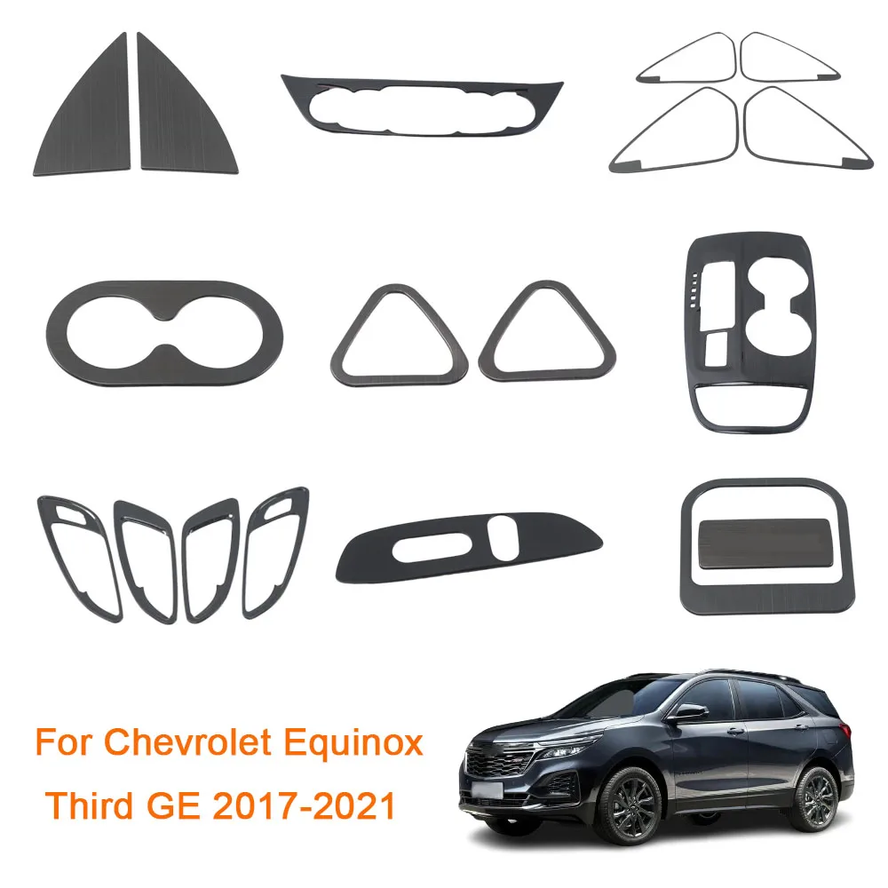 For Chevrolet Equinox Third GE 2017-2021 Stainless Steel Brushed Black Front Dashboard Speaker Sound Ring Audio Trim Accessories
For Chevrolet Equinox Third GE 2017-2021 Stainless Steel Brushed Black Front Dashboard Speaker Sound Ring Audio Trim Accessories
