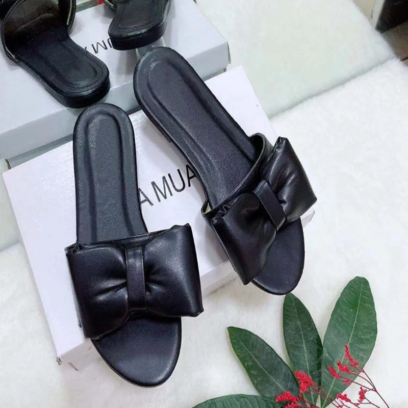 Fashion Big Bowtie Women Slippwrs Beach Flip Flops Woman Summer Comfortable Outdoor Slippers Sandals Woman Slides
Fashion Big Bowtie Women Slippwrs Beach Flip Flops Woman Summer Comfortable Outdoor Slippers Sandals Woman Slides