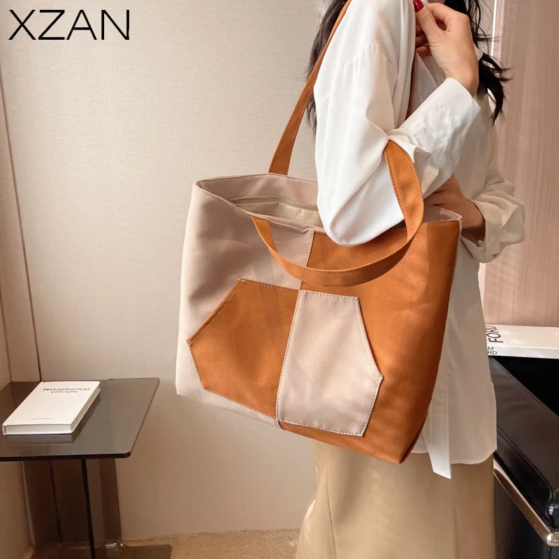 Patchwork Handbags For Women Bags Solid Color Canvas Tote Brand Designer Female Handbag For Ladies bolsa feminina square bag
Patchwork Handbags For Women Bags Solid Color Canvas Tote Brand Designer Female Handbag For Ladies bolsa feminina square bag