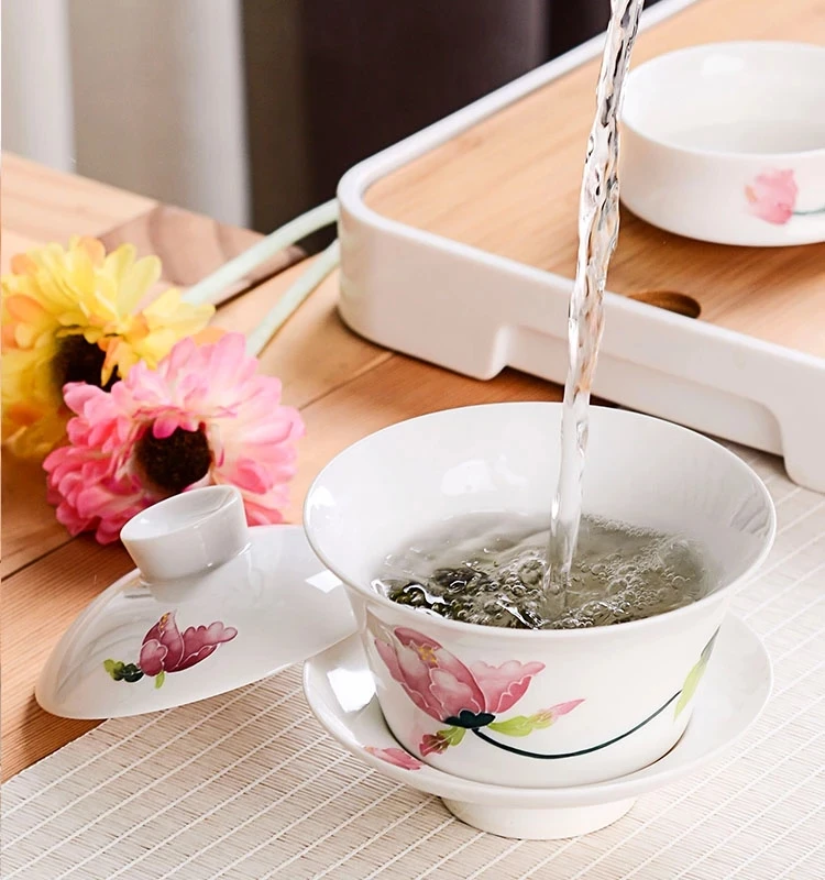 Ручная роспись, искусство с крышкой, фарфор gaiwan, китайский кунг-фу, чайная чашка Gaiwan, керамический чайник, китайские традиции, набор Gaiwan,
Ручная роспись, искусство с крышкой, фарфор gaiwan, китайский кунг-фу, чайная чашка Gaiwan, керамический чайник, китайские традиции, набор Gaiwan,