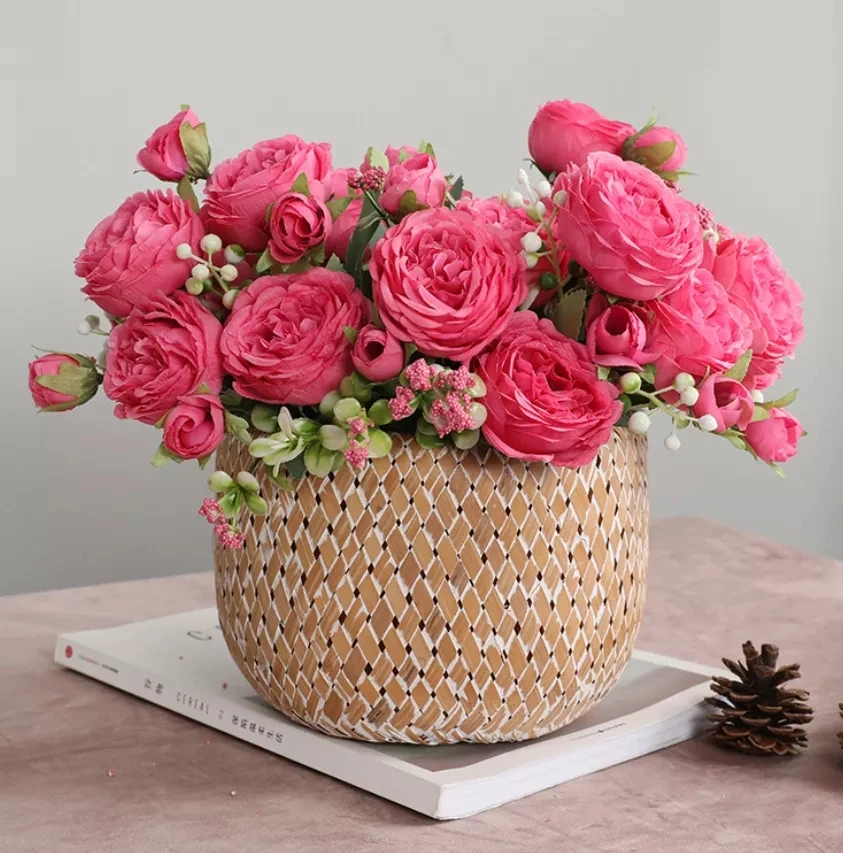 5pcs Artificial Flowers Romantic Rose Silicone Real Touch High Quality Bouquet Luxury Decor Home Wedding Living Room Latex Fake
5pcs Artificial Flowers Romantic Rose Silicone Real Touch High Quality Bouquet Luxury Decor Home Wedding Living Room Latex Fake