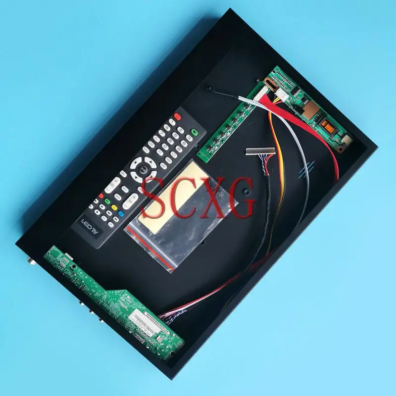 

Metal Case+TV Analog Controller Board Fit HT141WX1 HT141WXB DIY Kit 14.1" 1280*800 30 Pin LVDS VGA AV USB HDMI-Compatible 1CCFL