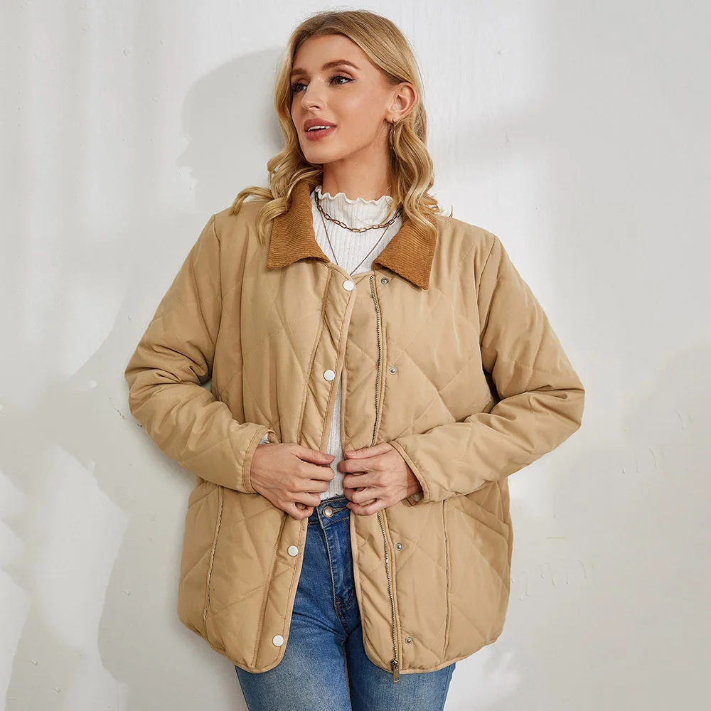 Parkas Women Autumn And Winter Warm Pocket Long Sleeve Cotton Coat Jacket Women Winter Coat Women
Parkas Women Autumn And Winter Warm Pocket Long Sleeve Cotton Coat Jacket Women Winter Coat Women