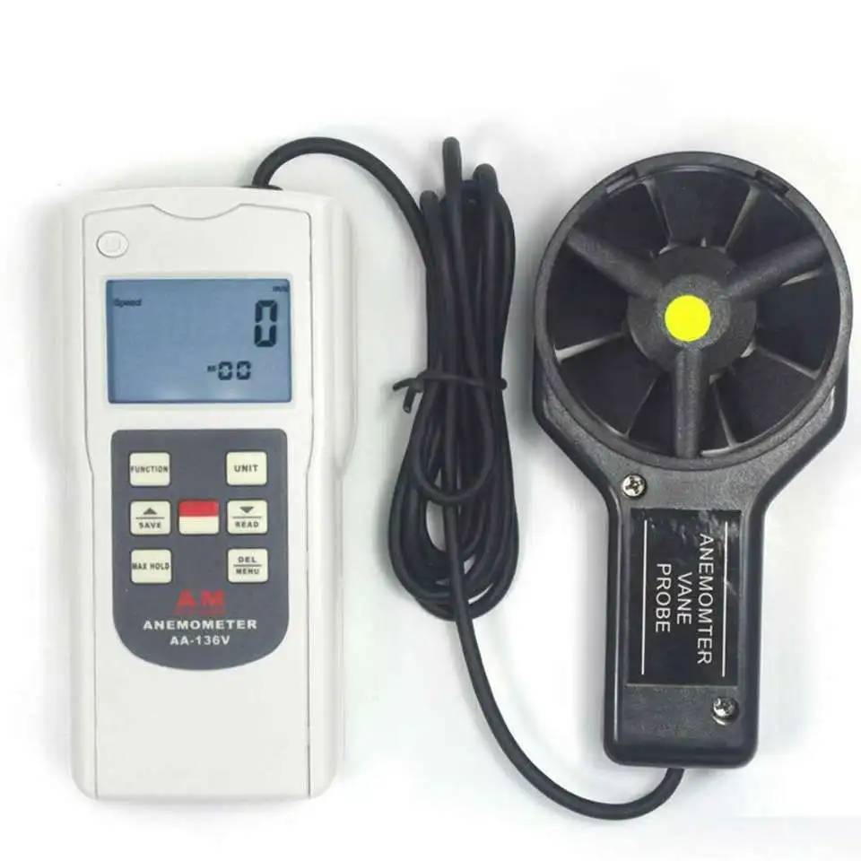 Handheld Digital Anemometer Wind Speed Meter with Data Memorized 24 Groups Maximum Value Data Hold Function
Handheld Digital Anemometer Wind Speed Meter with Data Memorized 24 Groups Maximum Value Data Hold Function