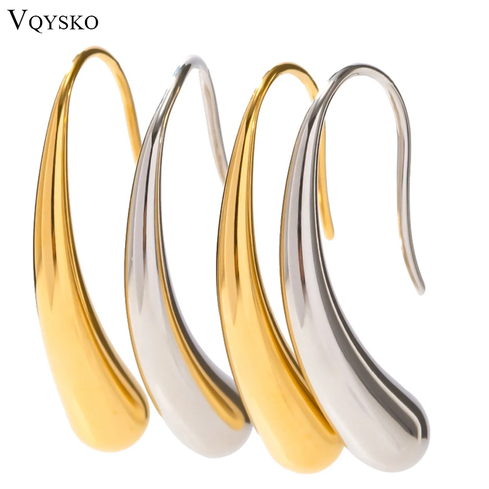 VQYSKO Droplet Hook Earring Open Water Drop Dangle Earring Wedding Bar Waterproof Ear Threader Minimalist Jewelry
VQYSKO Droplet Hook Earring Open Water Drop Dangle Earring Wedding Bar Waterproof Ear Threader Minimalist Jewelry
