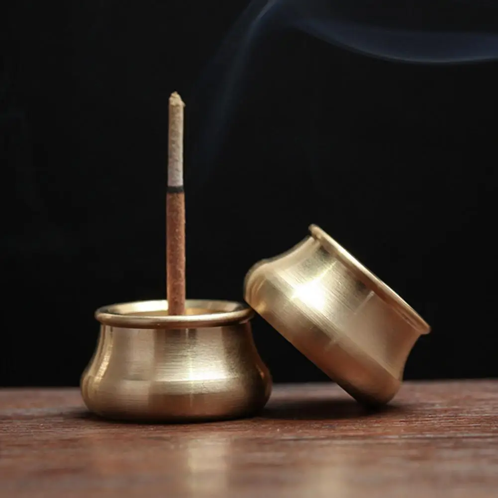 Incense Burner Smooth Exquisite Golden Bowl Shape Incense Stick Holder for Bedroom
Incense Burner Smooth Exquisite Golden Bowl Shape Incense Stick Holder for Bedroom