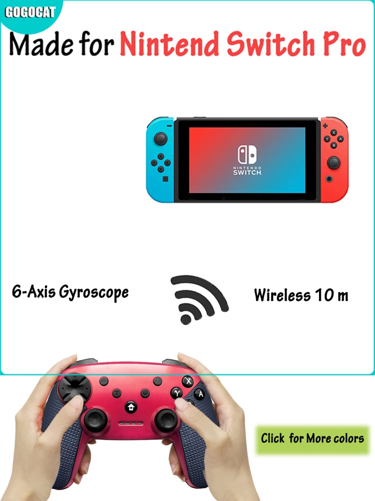 Для Nintendo Switch Pro NS-переключатель Pro игровой консоли беспроводной Bluetooth геймпад игровой джойстик контроллер с 6-осевым ручка
Для Nintendo Switch Pro NS-переключатель Pro игровой консоли беспроводной Bluetooth геймпад игровой джойстик контроллер с 6-осевым ручка