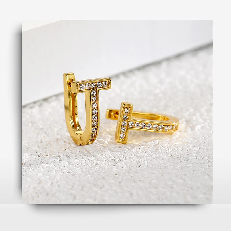 Vintage High Sense U-shaped Diamond Studed Earrings For Women Fine Jewelry Gift Korean Fashion Temperament Earwear Accessories
Vintage High Sense U-shaped Diamond Studed Earrings For Women Fine Jewelry Gift Korean Fashion Temperament Earwear Accessories