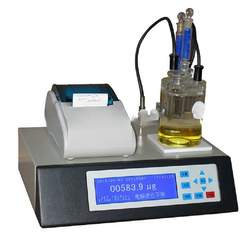 

Karl Fischer Moisture Analyzer Chemical Method Petrochemical Reagent Solvent Ethanol Trace Moisture Detector