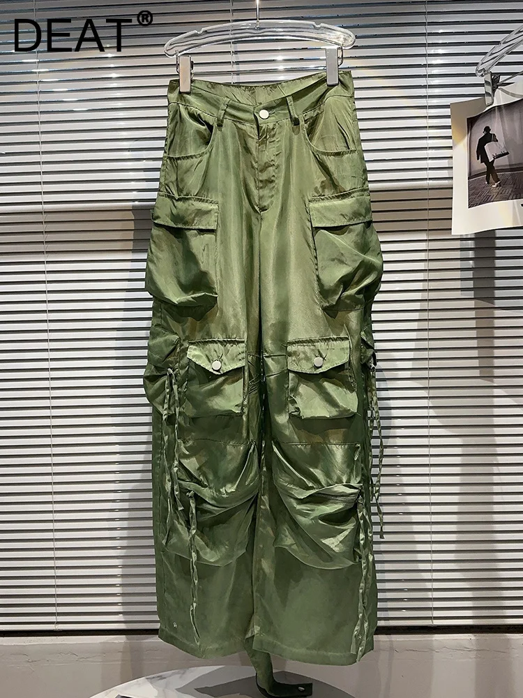 Big Pocket Loose Solid Color Cargo Pants For Women 2023 Summer New Fashion High Waist Wide Leg Casual Pant Female 11XX3817
Big Pocket Loose Solid Color Cargo Pants For Women 2023 Summer New Fashion High Waist Wide Leg Casual Pant Female 11XX3817