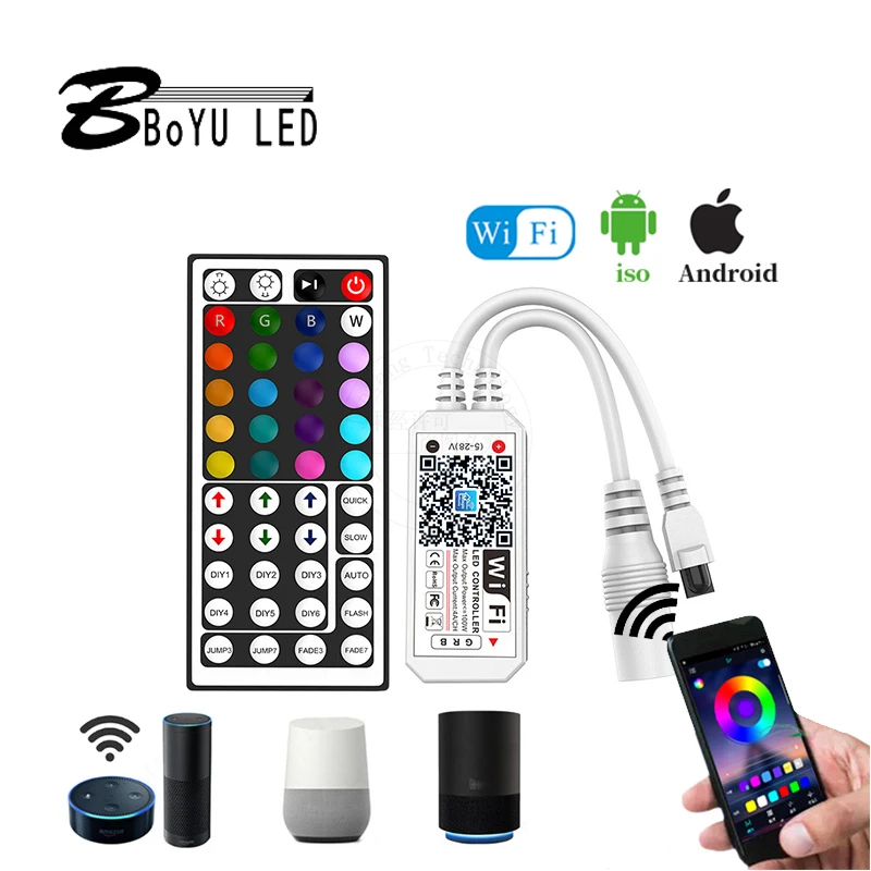 led light strip controller 44 key intelligent voice wireless magic color dimming car lights 12v controller
led light strip controller 44 key intelligent voice wireless magic color dimming car lights 12v controller