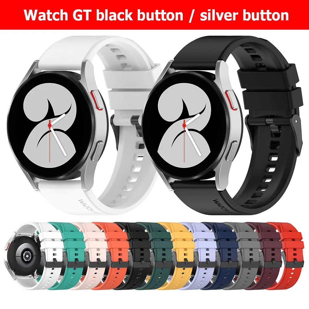20mm Band for Samsung Galaxy Watch 5/5 Pro 4 3 Classic Active 2/Gear S3/S2 Smart Watch Strap Silicone Sport Watch Band
20mm Band for Samsung Galaxy Watch 5/5 Pro 4 3 Classic Active 2/Gear S3/S2 Smart Watch Strap Silicone Sport Watch Band