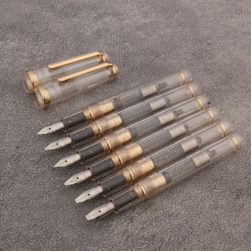 Перьевая ручка JinHao 82 прозрачная белая
Перьевая ручка JinHao 82 прозрачная белая