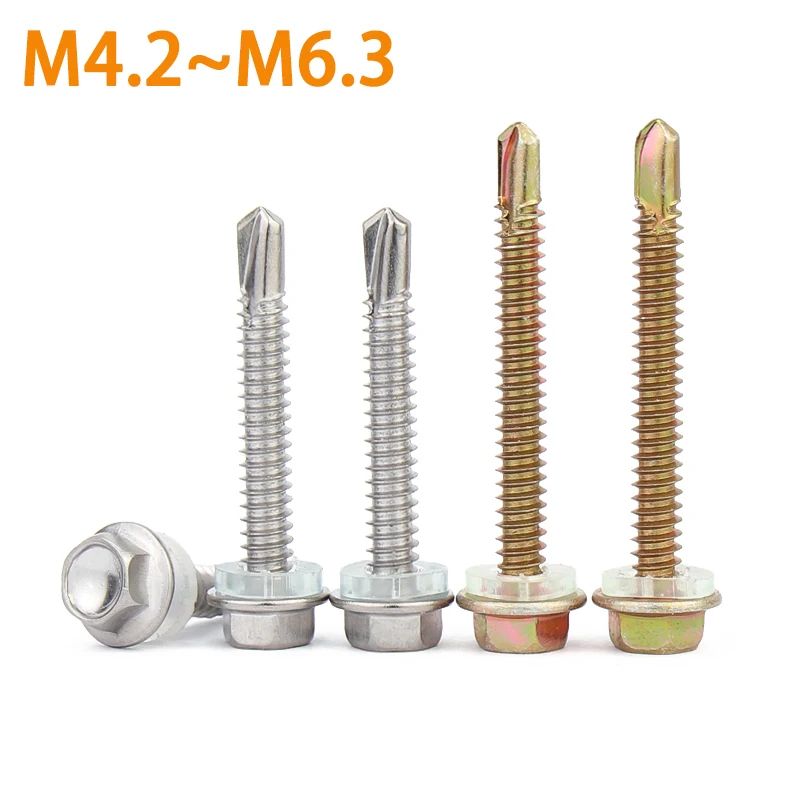 #8 #10 #12 #14 10/20pcs Washer Head Hex Hexagon Self Drilling Tapping Screw Stainless Steel Zinc Plated M4.2 M4.8 M5.5 M6.3
#8 #10 #12 #14 10/20pcs Washer Head Hex Hexagon Self Drilling Tapping Screw Stainless Steel Zinc Plated M4.2 M4.8 M5.5 M6.3