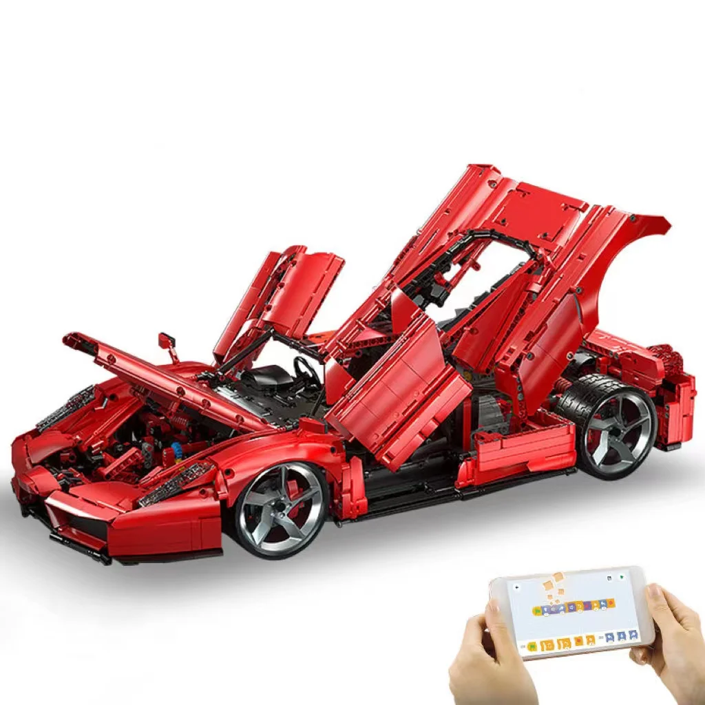 Новинка 2023, 4310 деталей, Красная Спортивная машинка ENZO 1:8, силовые строительные блоки, сборные кирпичи, игрушки, подарки для мальчиков, подарок для взрослых
Новинка 2023, 4310 деталей, Красная Спортивная машинка ENZO 1:8, силовые строительные блоки, сборные кирпичи, игрушки, подарки для мальчиков, подарок для взрослых