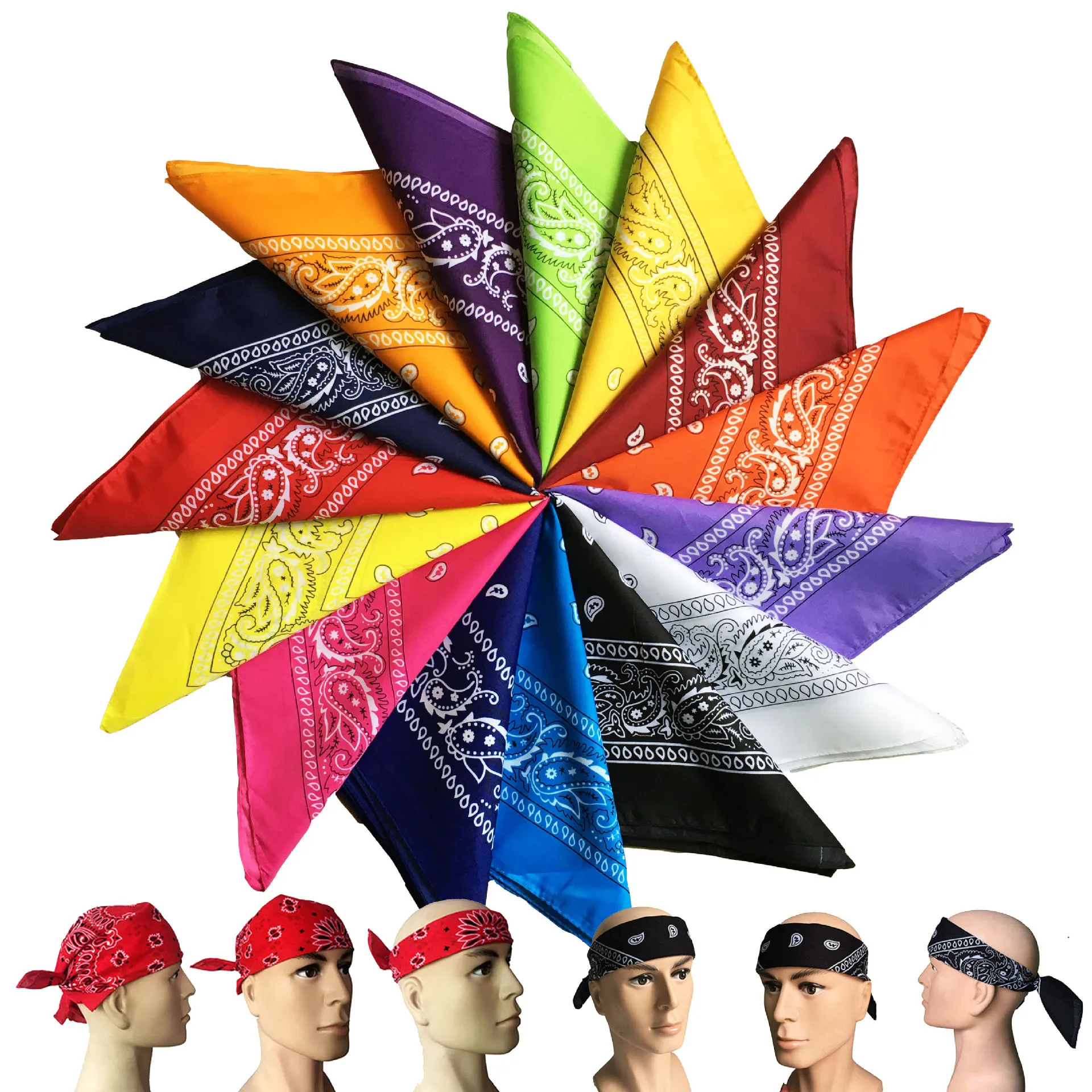 12pcs Fashion Unisex Bandana square Scarf Hip Hop Hiking Headwear Hair Band Scarf Neck Wrist Wraps Band Magic Head Square Scarf
12pcs Fashion Unisex Bandana square Scarf Hip Hop Hiking Headwear Hair Band Scarf Neck Wrist Wraps Band Magic Head Square Scarf
