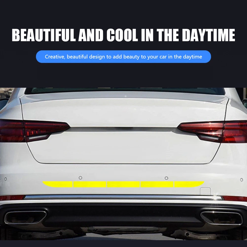 Lightweight Car Reflective Sticker Strip Rear Bumper Reusable Non-race Warning Tape Decal Multicolor Auto External Protection
Lightweight Car Reflective Sticker Strip Rear Bumper Reusable Non-race Warning Tape Decal Multicolor Auto External Protection