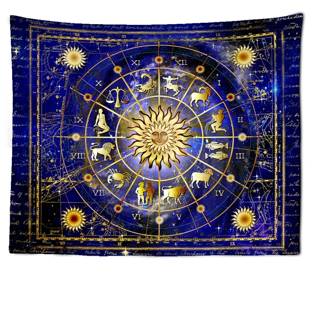 Golden Sun Star Symbol Magic Array Tapestry Wall Hanging Bohemian Hippie Planet Psychedelic Witchcraft Room Decor
Golden Sun Star Symbol Magic Array Tapestry Wall Hanging Bohemian Hippie Planet Psychedelic Witchcraft Room Decor