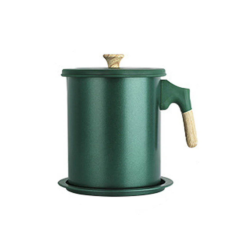 Oil Grease Strainer Container Stainless Steel Pot Filter Cooking Can Drainer Fat Jar Metal Storage Kitchen Frying Cupkeeper
Oil Grease Strainer Container Stainless Steel Pot Filter Cooking Can Drainer Fat Jar Metal Storage Kitchen Frying Cupkeeper