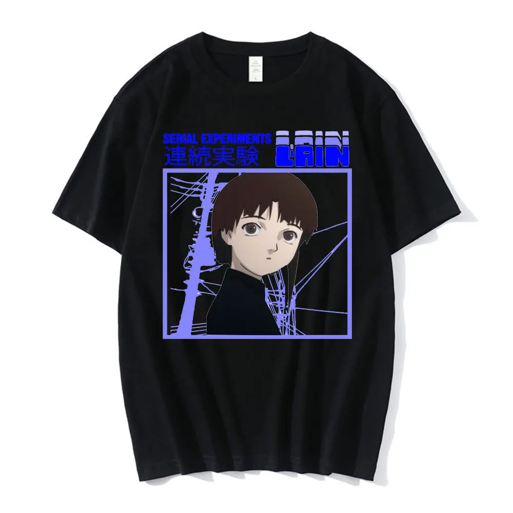 Serial Experiments Lain Oversized T-Shirt Men Cotton T Shirt Glitch Iwakura Manga Weeb Girl Sci Fi Anime Short Sleeve Tee Tops
Serial Experiments Lain Oversized T-Shirt Men Cotton T Shirt Glitch Iwakura Manga Weeb Girl Sci Fi Anime Short Sleeve Tee Tops
