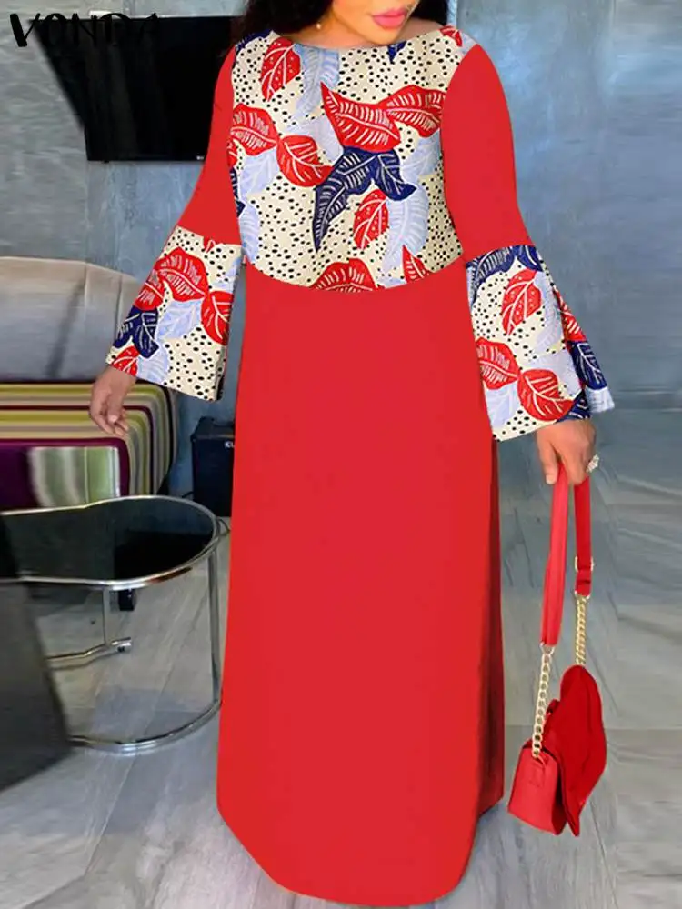 VONDA Maxi Dress 2023 Women Fashion Bohemian Long Flare Sleeve Vintage Patchwork Printed Vestidos Casual Loose Baggy Party Robe
VONDA Maxi Dress 2023 Women Fashion Bohemian Long Flare Sleeve Vintage Patchwork Printed Vestidos Casual Loose Baggy Party Robe