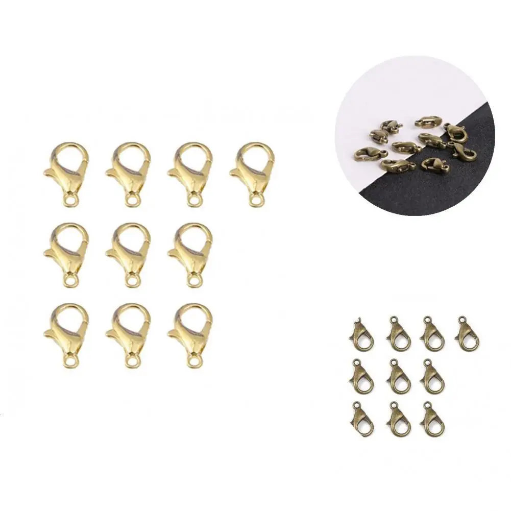 10Pcs Convenient Alloy Lightweight Electroplating DIY Jewelry Clasps Jewelry Accessory Lobster Clasps Lobster Clasps
10Pcs Convenient Alloy Lightweight Electroplating DIY Jewelry Clasps Jewelry Accessory Lobster Clasps Lobster Clasps