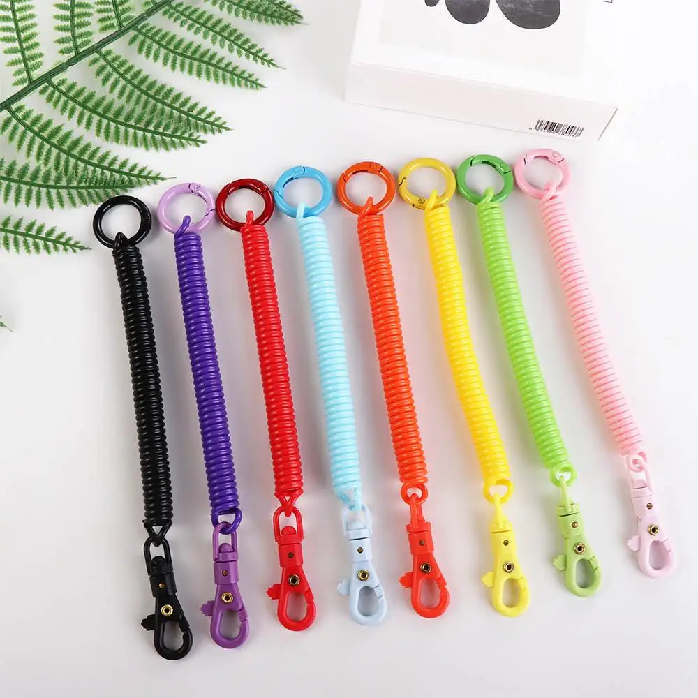 1Pc Spiral Retractable Coil Springs Keychain Anti Lost Stretch Cord Key Ring with Metal Lobster Clasp for Keys Outdoor Tools
1Pc Spiral Retractable Coil Springs Keychain Anti Lost Stretch Cord Key Ring with Metal Lobster Clasp for Keys Outdoor Tools
