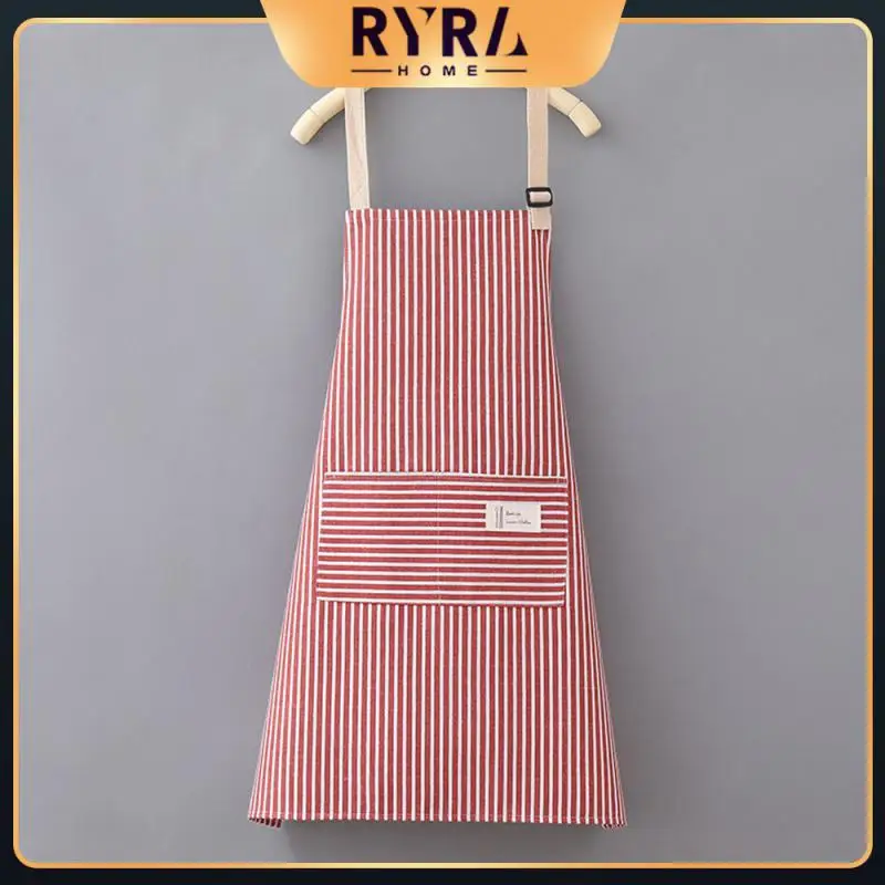 Household Kitchen Cooking Sleeveless Apron Vertical Stripe Household Cooking Baking Apron Anti-fouling Kitchen Apron Breathable
Household Kitchen Cooking Sleeveless Apron Vertical Stripe Household Cooking Baking Apron Anti-fouling Kitchen Apron Breathable