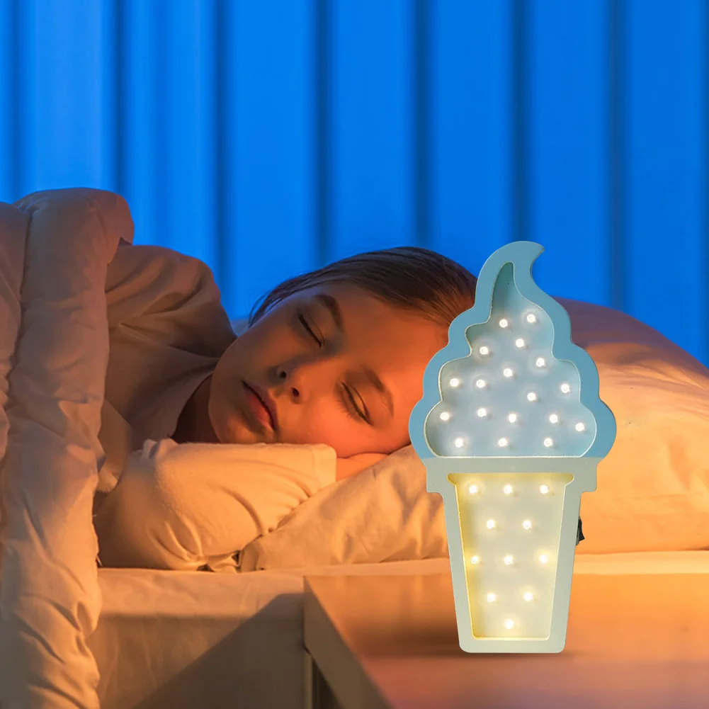 LED Ice Cream Atmosphere Night Light with Suspension Hole Wooden Desktop Lamp Wall Mounted Hanging Decor Lamps Gift for Cafe Bar
LED Ice Cream Atmosphere Night Light with Suspension Hole Wooden Desktop Lamp Wall Mounted Hanging Decor Lamps Gift for Cafe Bar