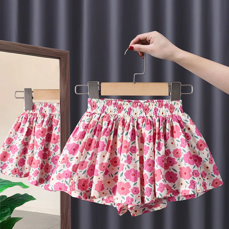 Girls Floral Shorts Summer Children Princess Baby Fashionable Culottes Hot Pants Kids Vestidos
Girls Floral Shorts Summer Children Princess Baby Fashionable Culottes Hot Pants Kids Vestidos