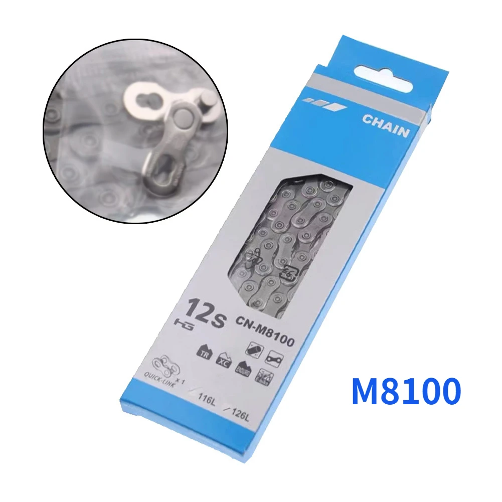 M8100 Chain 12-Speed Mountain Bike Bicycle Chain For MTB Road Bike Chains 126L Driving Spare Parts Road Bike Chains
M8100 Chain 12-Speed Mountain Bike Bicycle Chain For MTB Road Bike Chains 126L Driving Spare Parts Road Bike Chains