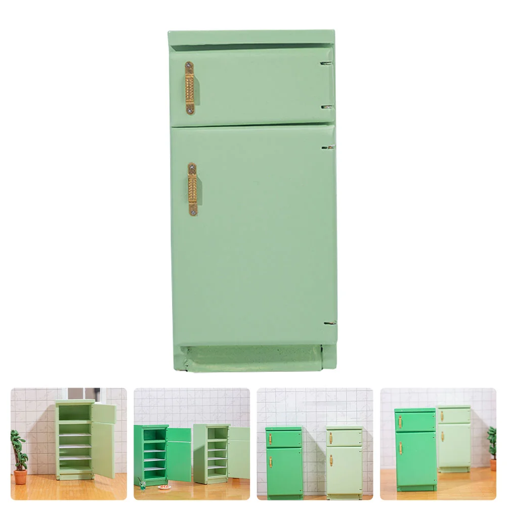 Кукольный мини-холодильник, миниатюрный холодильник, мебель для кукольного дома 
Кукольный мини-холодильник, миниатюрный холодильник, мебель для кукольного дома