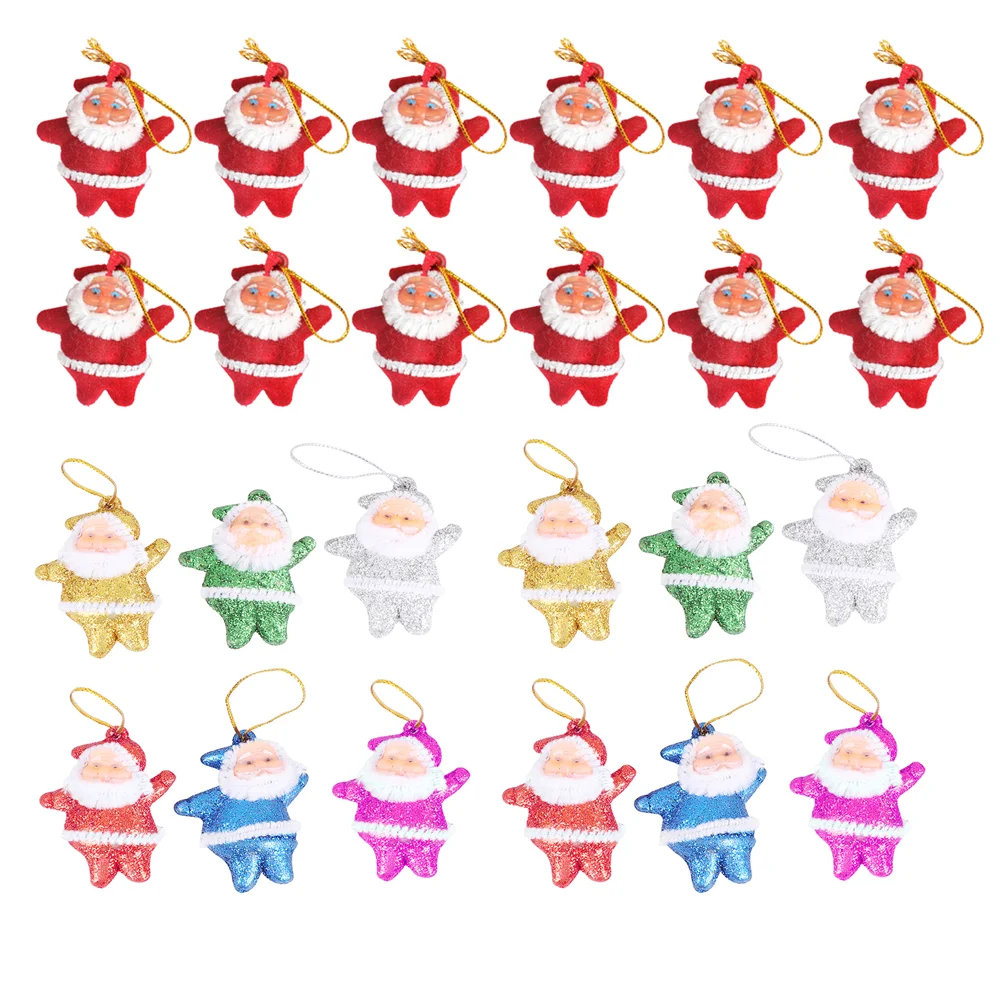 Christmas Santa Ornaments Tree Hanging Claus Mini Glitter Decorations Decoration Decormulticolored Figurinespendant
Christmas Santa Ornaments Tree Hanging Claus Mini Glitter Decorations Decoration Decormulticolored Figurinespendant