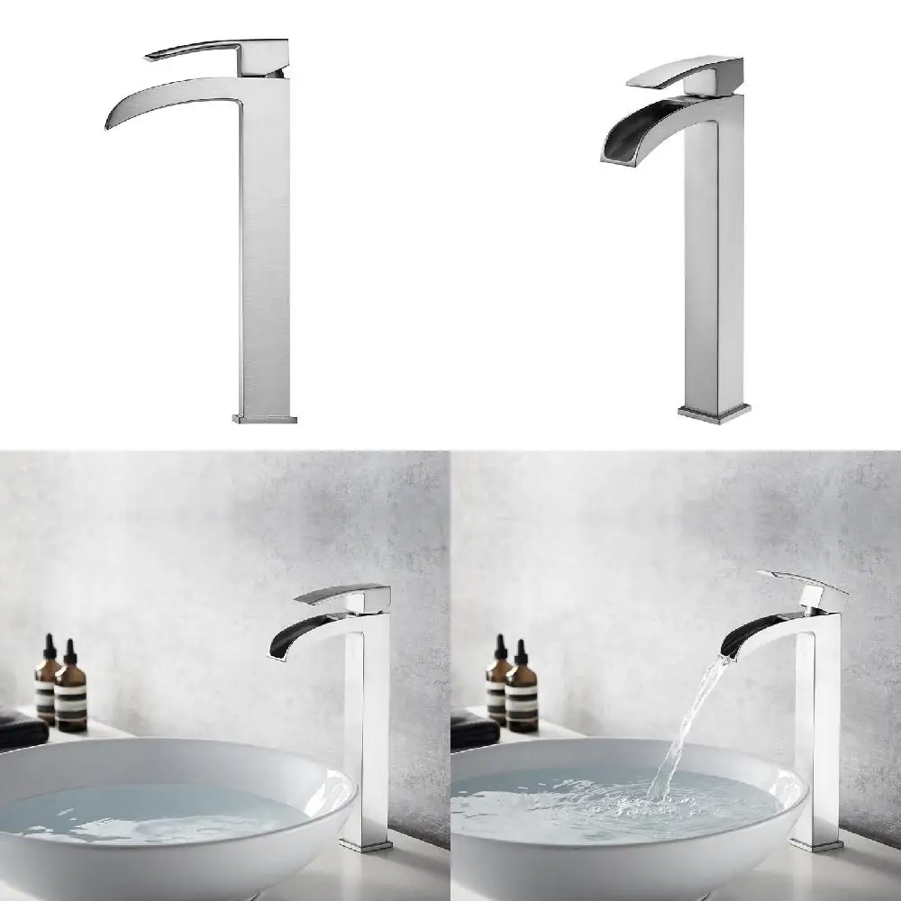 Stylish Modern Luxury Single Lever Vessel Bathroom Faucet with Quality Brushed Nickel Construction for Simplicity and Versatil
Stylish Modern Luxury Single Lever Vessel Bathroom Faucet with Quality Brushed Nickel Construction for Simplicity and Versatil