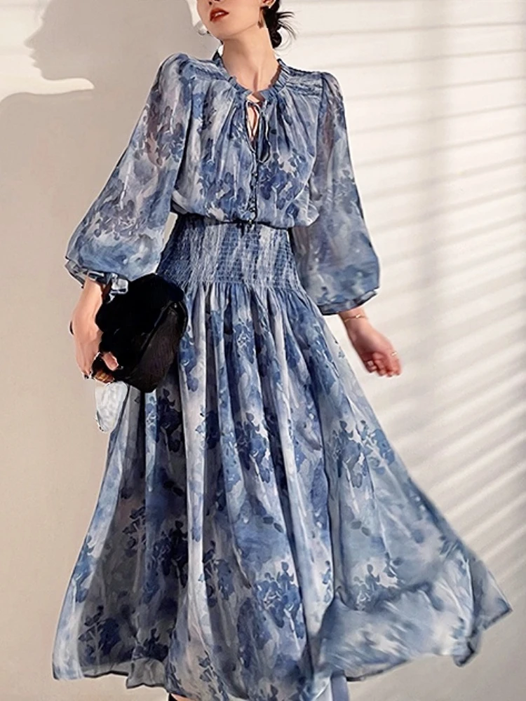 French Vintage Long Sleeve Fairy Dress Women Slim Fashion Floral Midi Dress Beach Casual Korean Style Dresses Female 2023 Summer
French Vintage Long Sleeve Fairy Dress Women Slim Fashion Floral Midi Dress Beach Casual Korean Style Dresses Female 2023 Summer