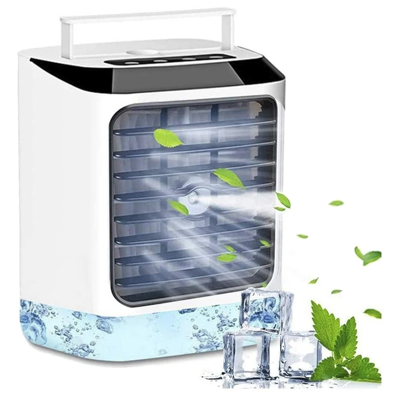 Portable Evaporative Air Cooler, Mini USB Air Conditioner, 4 In 1 Small Personal Space Air Conditioner Cooler Humidifier
Portable Evaporative Air Cooler, Mini USB Air Conditioner, 4 In 1 Small Personal Space Air Conditioner Cooler Humidifier