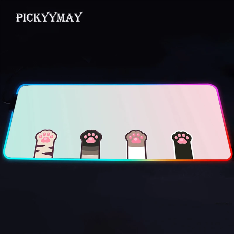 Игровой коврик для мыши Kawaii в виде милых лап, коврик с RGB подсветкой 900x400, игровой компьютерный коврик для мыши XXL, коврик для компьютерной мыш...
Игровой коврик для мыши Kawaii в виде милых лап, коврик с RGB подсветкой 900x400, игровой компьютерный коврик для мыши XXL, коврик для компьютерной мыш...