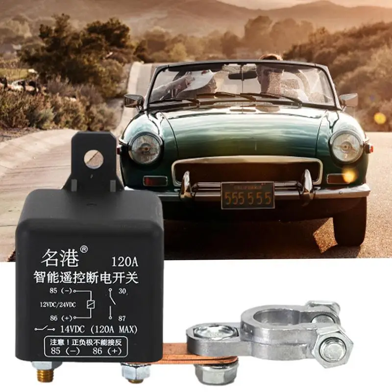 Car Battery Switch Relay Automobile Remote Battery Switch 12-24V Automotive Cut Off Isolator Switch Relay Wireless Accessories
Car Battery Switch Relay Automobile Remote Battery Switch 12-24V Automotive Cut Off Isolator Switch Relay Wireless Accessories