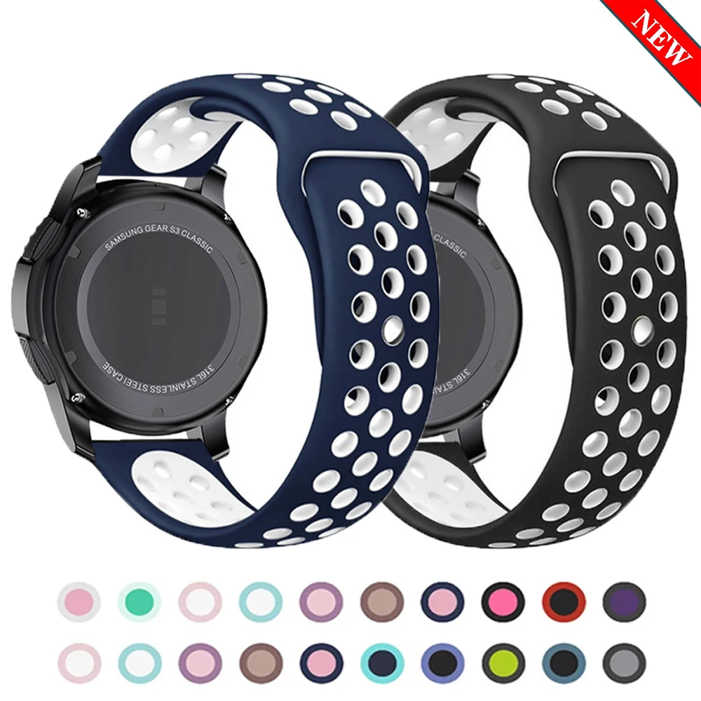 20mm 22mm Watch Band strap for Samsung Galaxy watch 4 5 pro 45mm 44mm 4 classic 46mm Gear s3 silicone bracelet Huawei GT/2/3
20mm 22mm Watch Band strap for Samsung Galaxy watch 4 5 pro 45mm 44mm 4 classic 46mm Gear s3 silicone bracelet Huawei GT/2/3