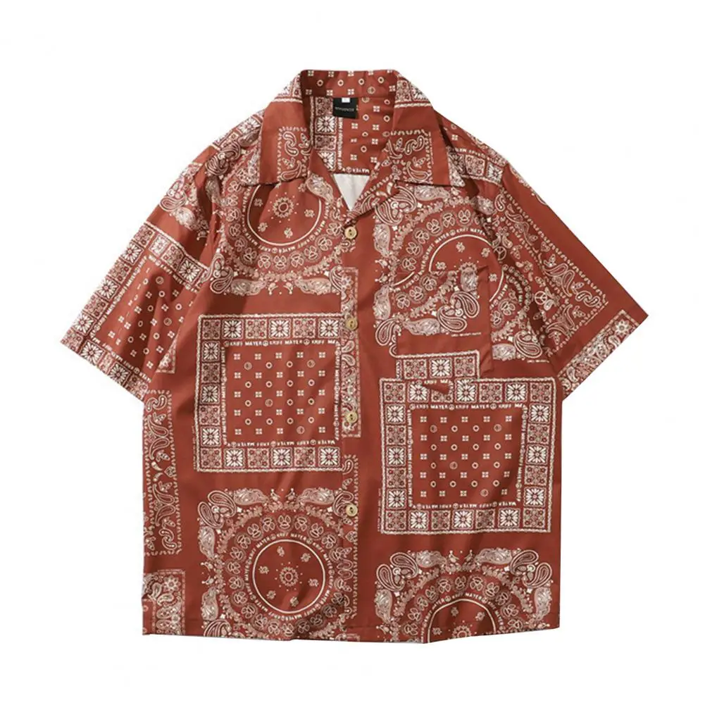 Stylish Summer Tops Comfortable Men Tops Vacation Cashew Print Men Shirt Cardigan
Stylish Summer Tops Comfortable Men Tops Vacation Cashew Print Men Shirt Cardigan
