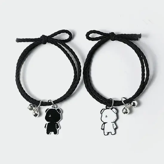 2 Pcs Magnetic Cute Cartoon Black and White Couples Bracelets For Women Men Ghost Devil Pumpkin Bracelet Festival Jewelry Gifts
2 Pcs Magnetic Cute Cartoon Black and White Couples Bracelets For Women Men Ghost Devil Pumpkin Bracelet Festival Jewelry Gifts