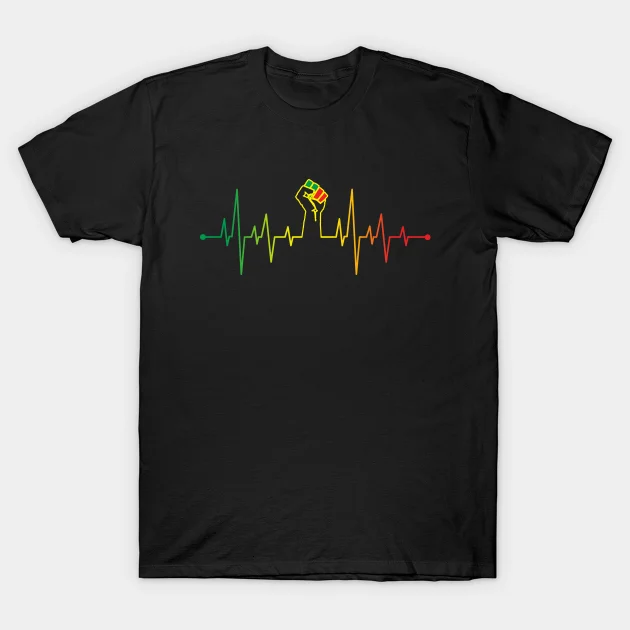 2021 Men/Women's Summer Black Street Fashion Hip Hop Black Power Heartbeat T-shirt Cotton Tees Short Sleeve Tops
2021 Men/Women's Summer Black Street Fashion Hip Hop Black Power Heartbeat T-shirt Cotton Tees Short Sleeve Tops