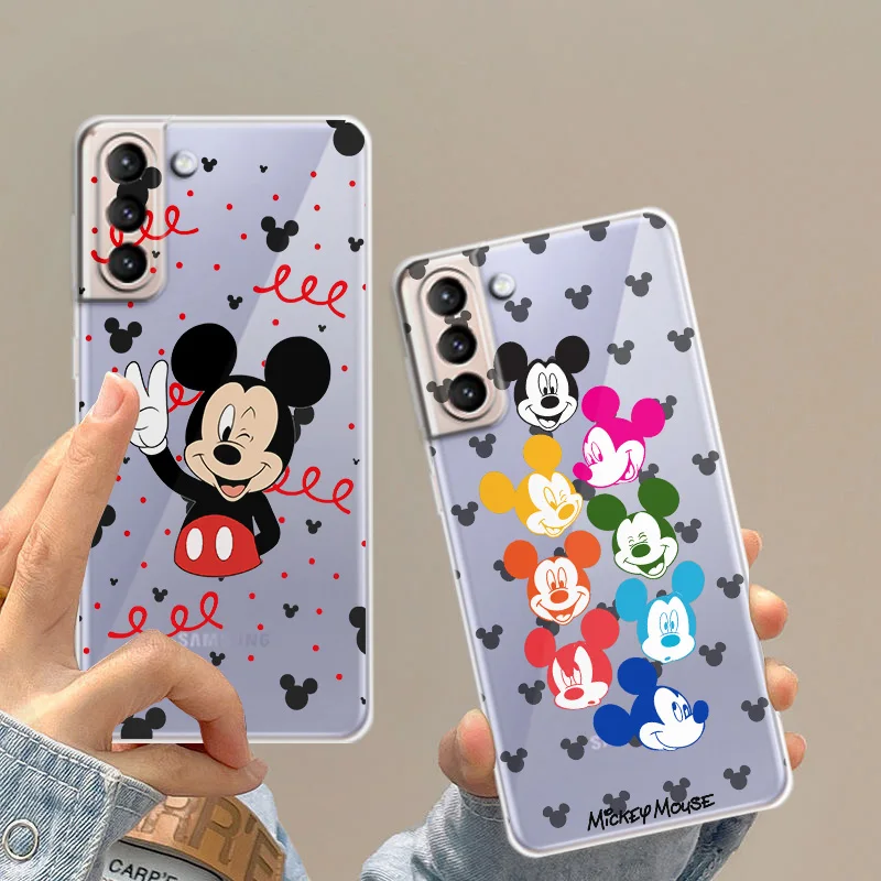 Cute Disney Mickey Phone Case For Samsung S8 S9 S10 S20 S21 S22 Plus S10e 5G Lite Ultra FE luxury Transparent Funda Cover Back
Cute Disney Mickey Phone Case For Samsung S8 S9 S10 S20 S21 S22 Plus S10e 5G Lite Ultra FE luxury Transparent Funda Cover Back
