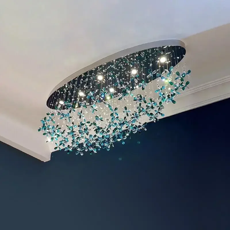 Modern Nordic Designer Design Crystal Chandelier Luxury Living Room Lighting Hotel Villa Duplex Building Project Pendant Lamp
Modern Nordic Designer Design Crystal Chandelier Luxury Living Room Lighting Hotel Villa Duplex Building Project Pendant Lamp