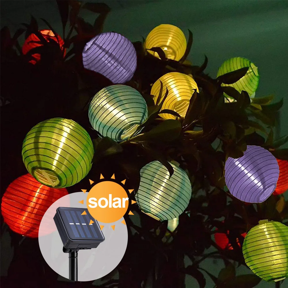 Outdoor Solar Lights Lantern Solar String Light Garden Decoration Outdoor Waterproof Wedding Balcony Christmas Decoration Lamp
Outdoor Solar Lights Lantern Solar String Light Garden Decoration Outdoor Waterproof Wedding Balcony Christmas Decoration Lamp