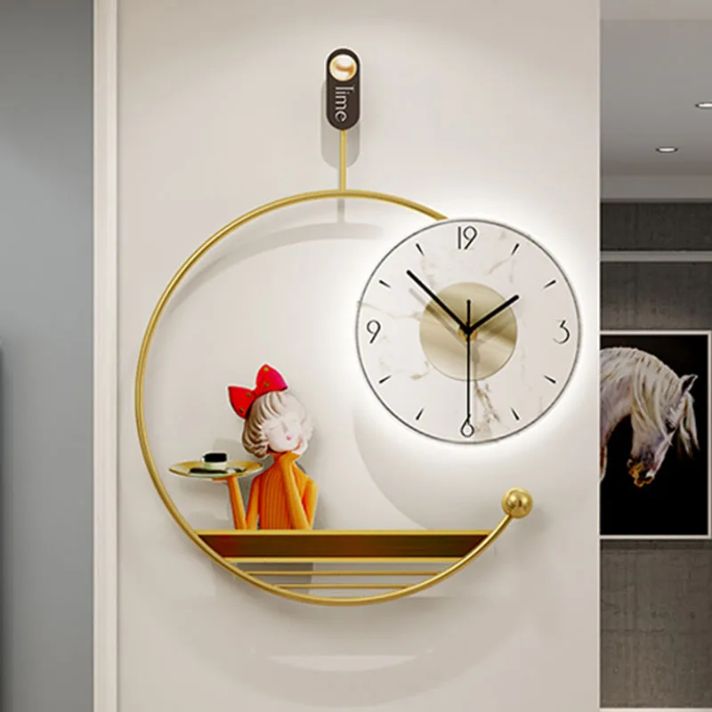 Large Luxury Wall Watch Nordic Night Light Design Metal Modern Wall Clock Silent Mechanism Creative Horloge Room Decoration
Large Luxury Wall Watch Nordic Night Light Design Metal Modern Wall Clock Silent Mechanism Creative Horloge Room Decoration
