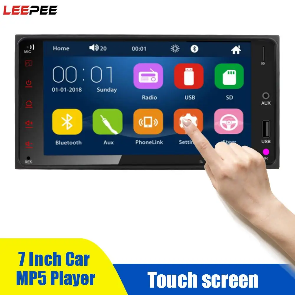 7 inch Mirror Link TF USB FM Receiver Auto Stereo Car Radio HD Multimedia Player AUX Car MP5 Player
7 inch Mirror Link TF USB FM Receiver Auto Stereo Car Radio HD Multimedia Player AUX Car MP5 Player