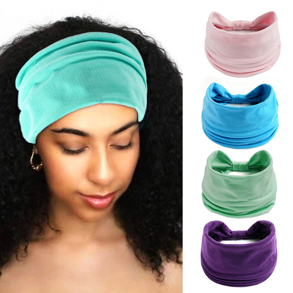 New Boho Solid Color Wide Headbands Vintage Knot Elastic Turban Headwrap for Women Girls Cotton Soft Bandana Hair Accessories
New Boho Solid Color Wide Headbands Vintage Knot Elastic Turban Headwrap for Women Girls Cotton Soft Bandana Hair Accessories