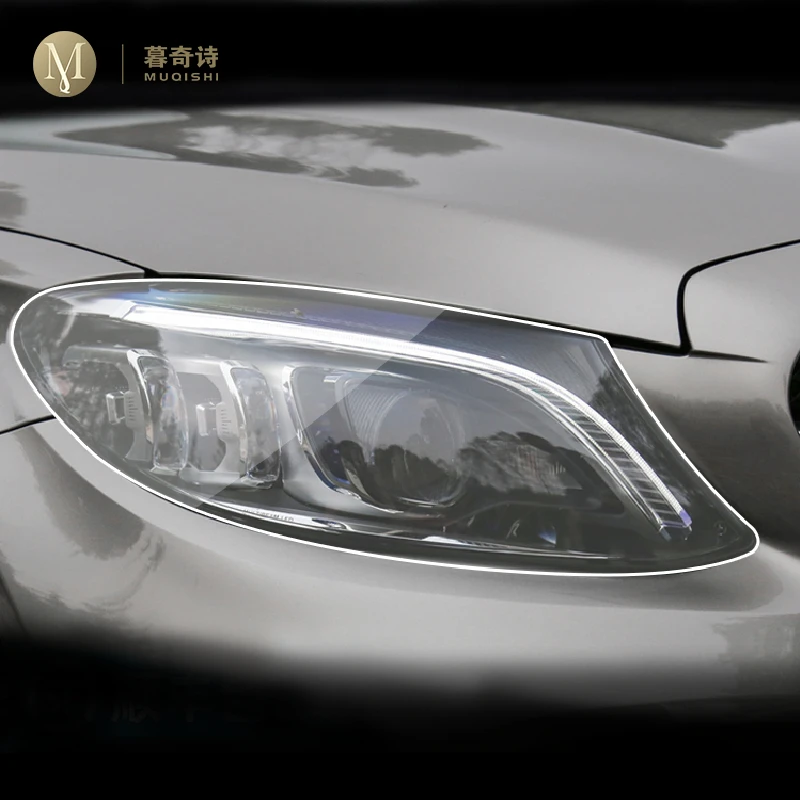 For Mercedes-Benz Class-C W204 W205 Car Exterior Headlight Anti-scratch TPU Protective film Anti-scratch Repair film Accessories
For Mercedes-Benz Class-C W204 W205 Car Exterior Headlight Anti-scratch TPU Protective film Anti-scratch Repair film Accessories